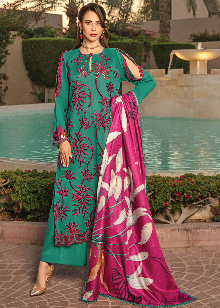 Carnation By Rang Rasiya Embroidered Lawn Suits Unstitched 3 Piece RR24C D-04 - Summer Collection