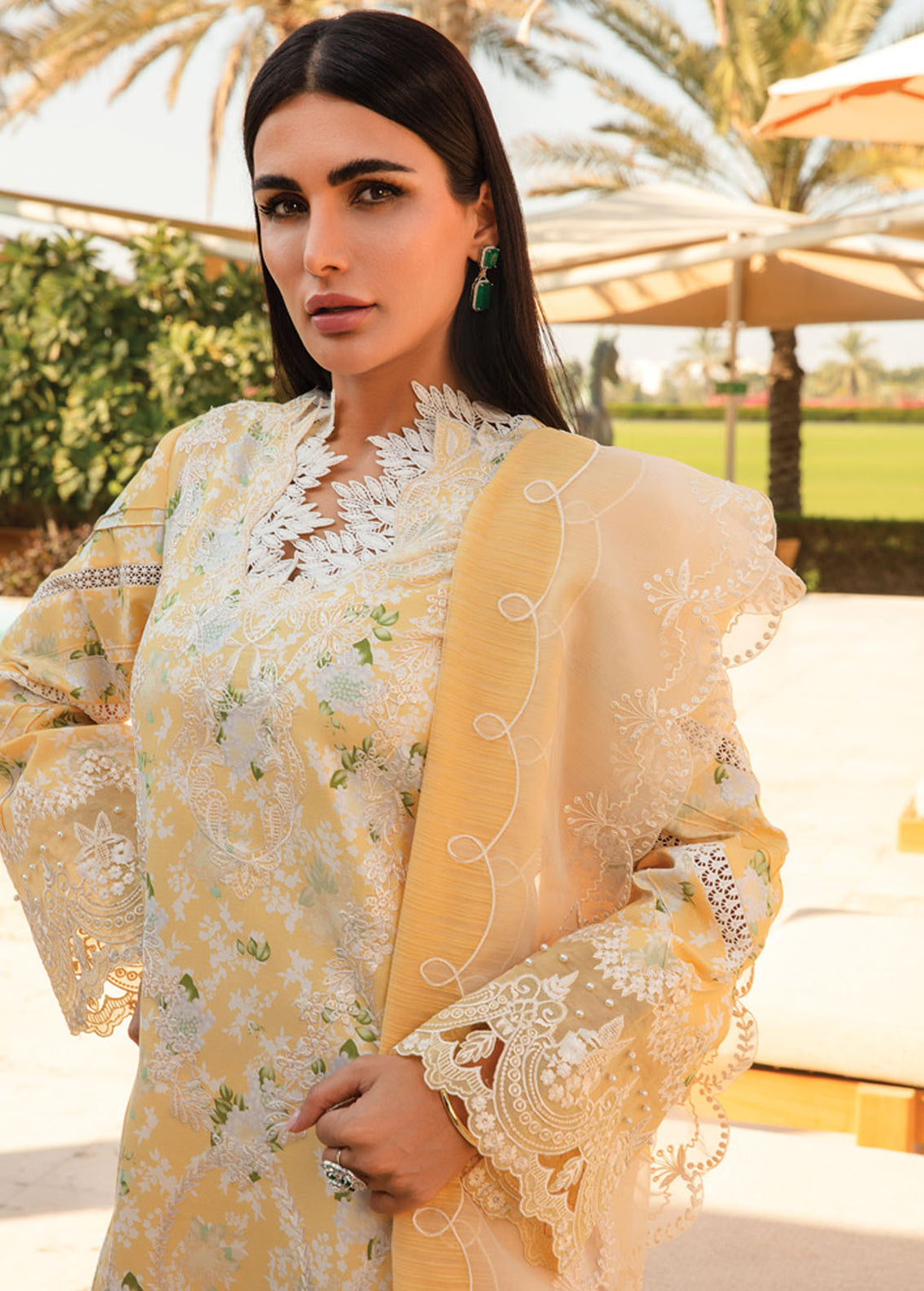 Carnation By Rang Rasiya Embroidered Lawn Suits Unstitched 3 Piece RR24C D-08 - Summer Collection