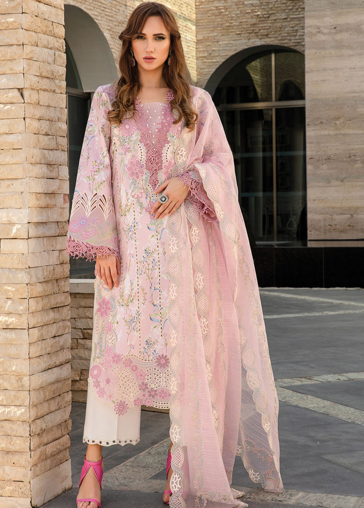 Carnation By Rang Rasiya Embroidered Lawn Suits Unstitched 3 Piece RR24C D-11 - Summer Collection