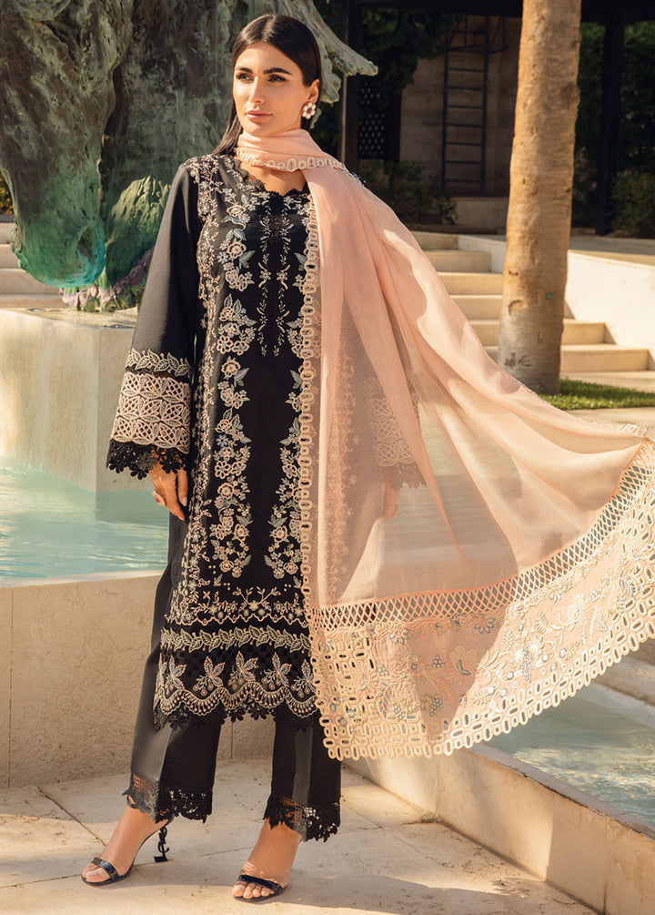 Carnation By Rang Rasiya Embroidered Lawn Suits Unstitched 3 Piece RR24C D-14 - Summer Collection