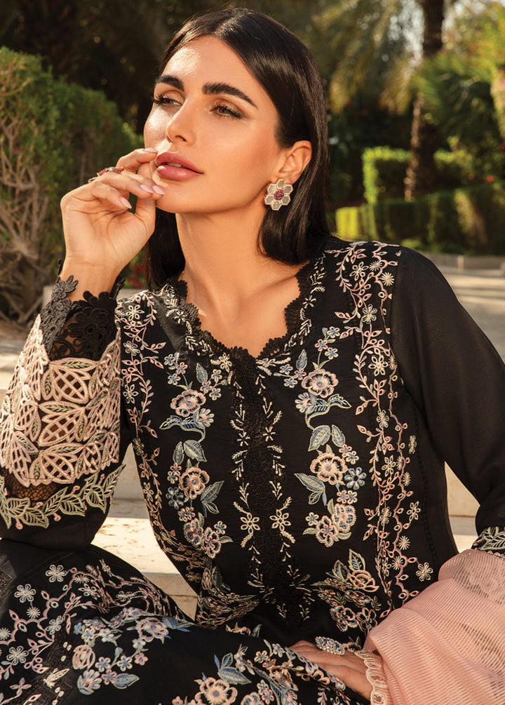 Carnation By Rang Rasiya Embroidered Lawn Suits Unstitched 3 Piece RR24C D-14 - Summer Collection