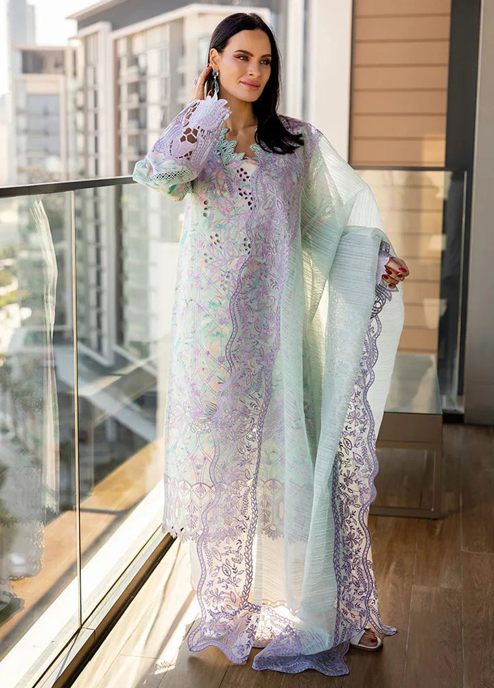 Carnation by Rang Rasiya Embroidered Lawn Suits Unstitched 3 Piece RR25CS D-07 Isabella - Summer Collection