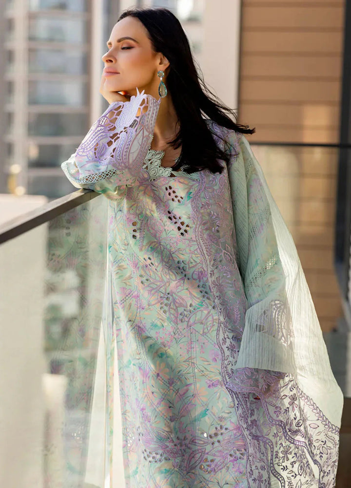 Carnation by Rang Rasiya Embroidered Lawn Suits Unstitched 3 Piece RR25CS D-07 Isabella - Summer Collection