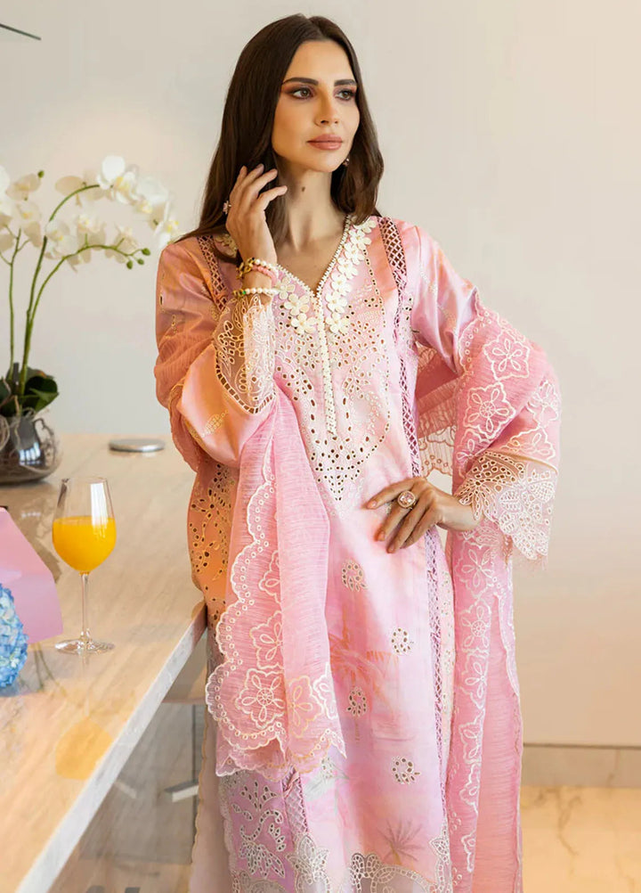 Carnation by Rang Rasiya Embroidered Lawn Suits Unstitched 3 Piece RR25CS D-11 Freesia - Summer Collection