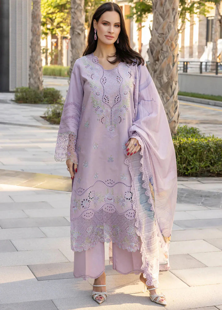 Carnation by Rang Rasiya Embroidered Lawn Suits Unstitched 3 Piece RR25CS D-12 Amelia - Summer Collection