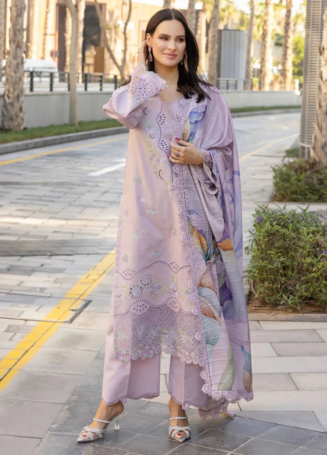 Carnation by Rang Rasiya Embroidered Lawn Suits Unstitched 3 Piece RR25CS D-12 Amelia - Summer Collection