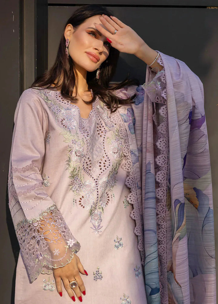 Carnation by Rang Rasiya Embroidered Lawn Suits Unstitched 3 Piece RR25CS D-12 Amelia - Summer Collection