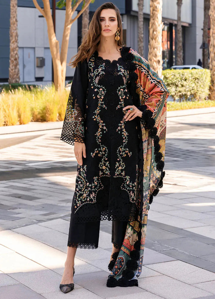 Carnation by Rang Rasiya Embroidered Lawn Suits Unstitched 3 Piece RR25CS D-13 Sophie - Summer Collection