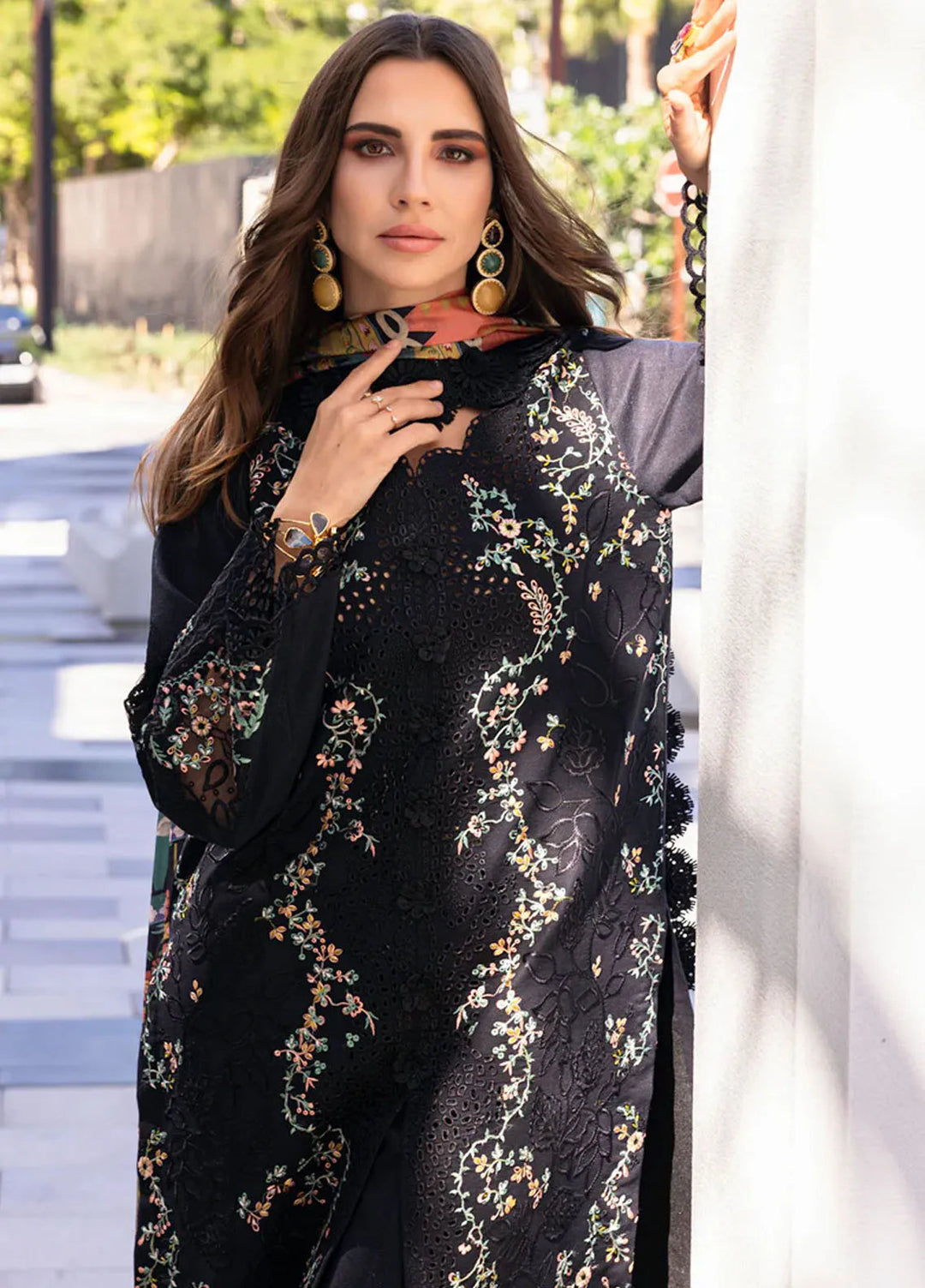 Carnation by Rang Rasiya Embroidered Lawn Suits Unstitched 3 Piece RR25CS D-13 Sophie - Summer Collection