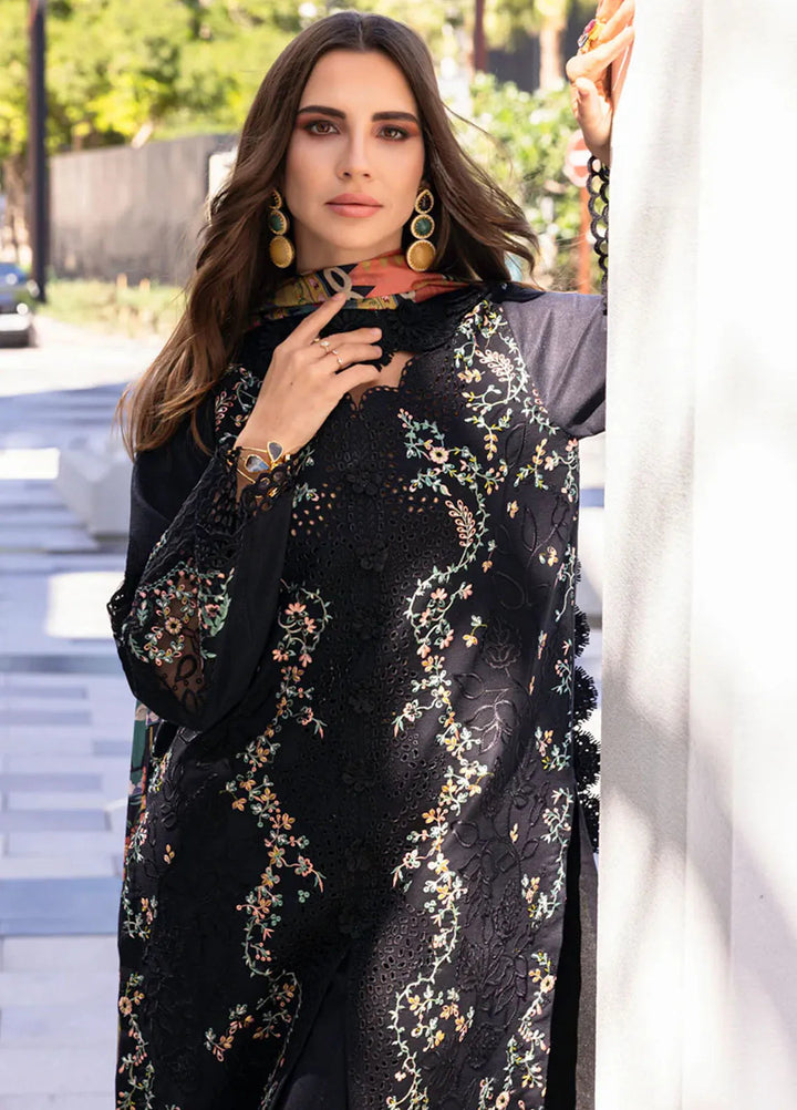 Carnation by Rang Rasiya Embroidered Lawn Suits Unstitched 3 Piece RR25CS D-13 Sophie - Summer Collection