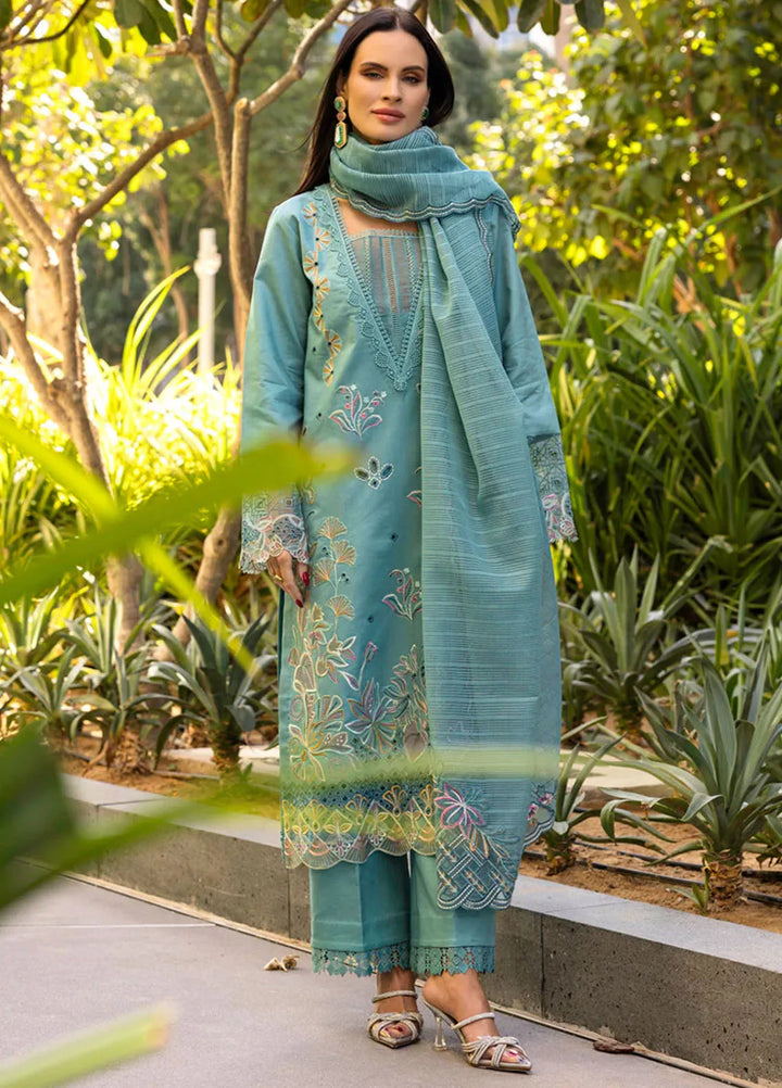 Carnation by Rang Rasiya Embroidered Lawn Suits Unstitched 3 Piece RR25CS D-14 Ariana - Summer Collection