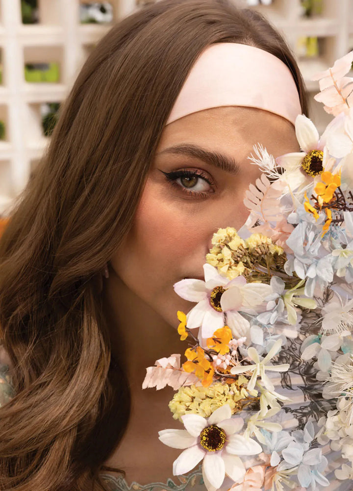 Carnation by Rang Rasiya Embroidered Lawn Unstitched Suits 3 Piece RR25CL D-02 Areha - Festive Collection