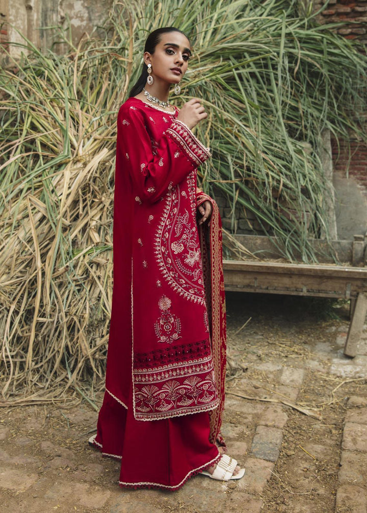 Carvaan By Humdum Embroidered Woolen Suits Unstitched 3 Piece HD23WS 10 - Winter Collection