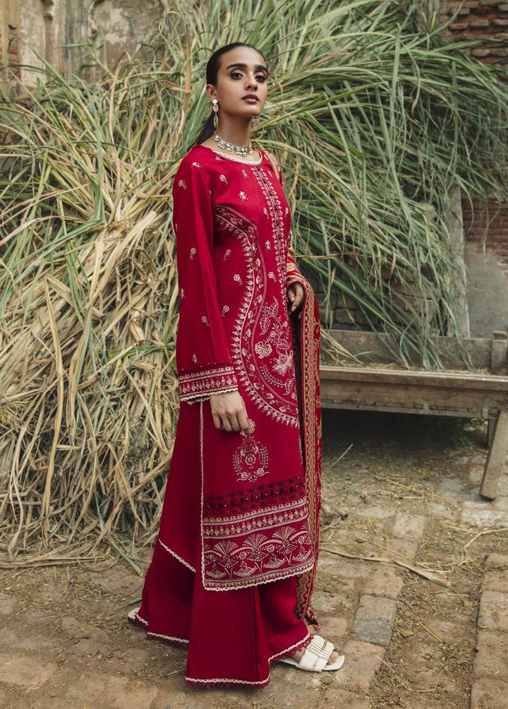 Carvaan By Humdum Embroidered Woolen Suits Unstitched 3 Piece HD23WS 10 - Winter Collection