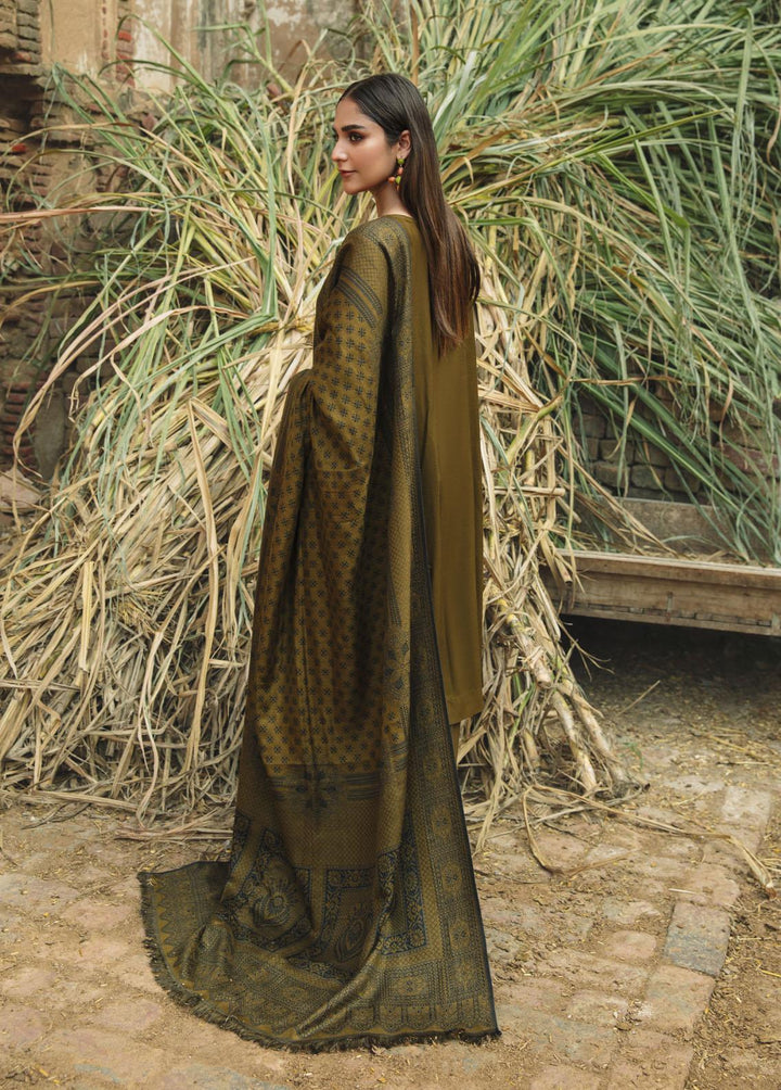 Carvaan By Humdum Embroidered Woolen Suits Unstitched 3 Piece HD23WS 07 - Winter Collection