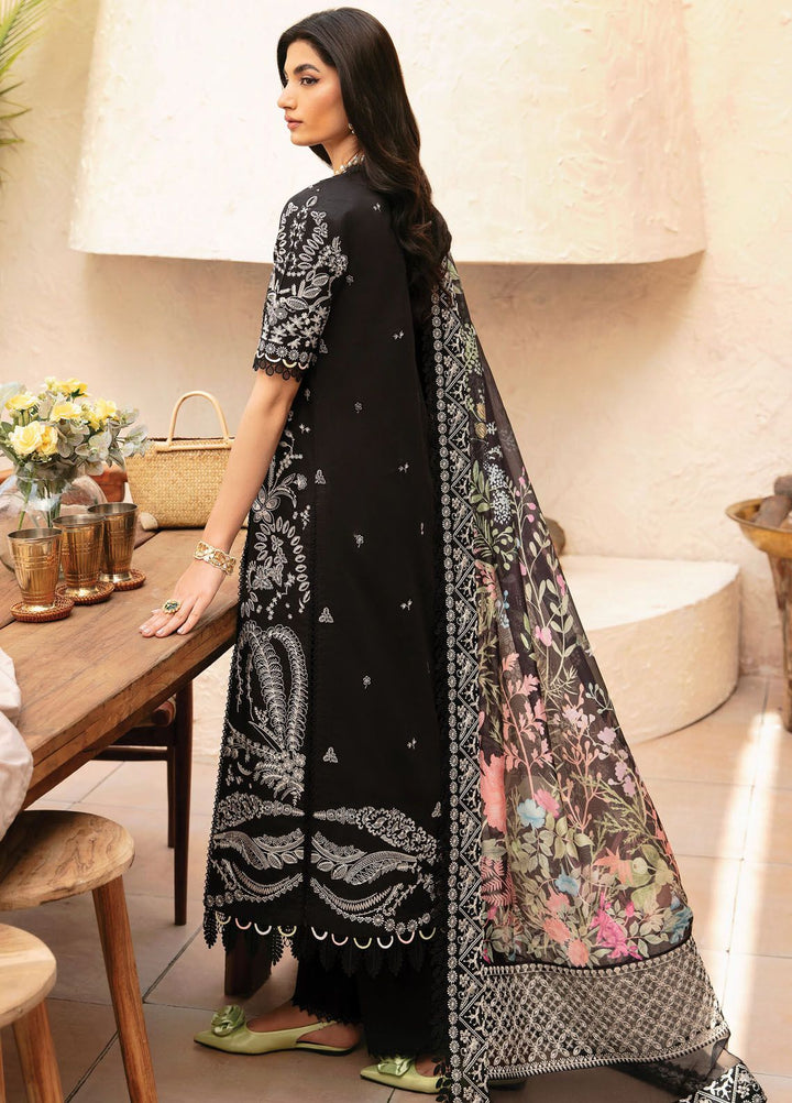 Cascade By Afrozeh Embroidered Lawn Suit Unstitched 3 Piece AF24C AL-24-LUX-V1-01 Mila - Luxury Summer Collection