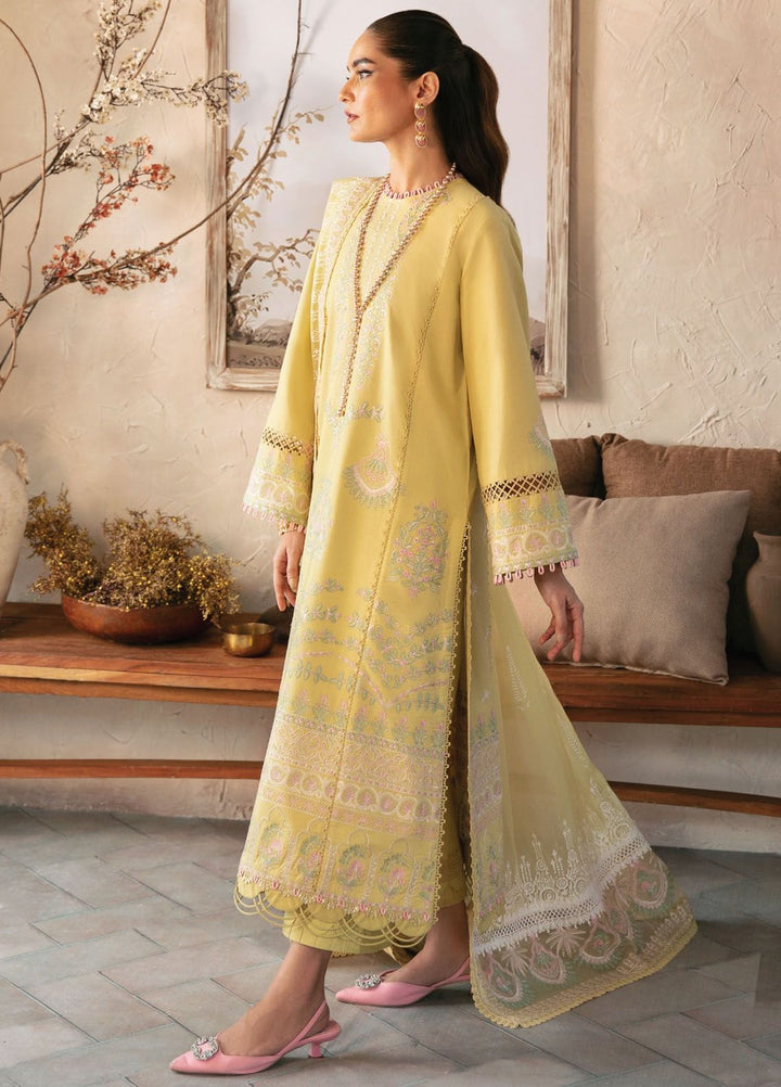 Cascade By Afrozeh Embroidered Lawn Suit Unstitched 3 Piece AF24C AL-24-LUX-V1-02 Liliana - Luxury Summer Collection