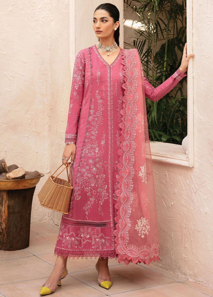Cascade By Afrozeh Embroidered Lawn Suit Unstitched 3 Piece AF24C AL-24-LUX-V1-10 Aurelia - Luxury Summer Collection