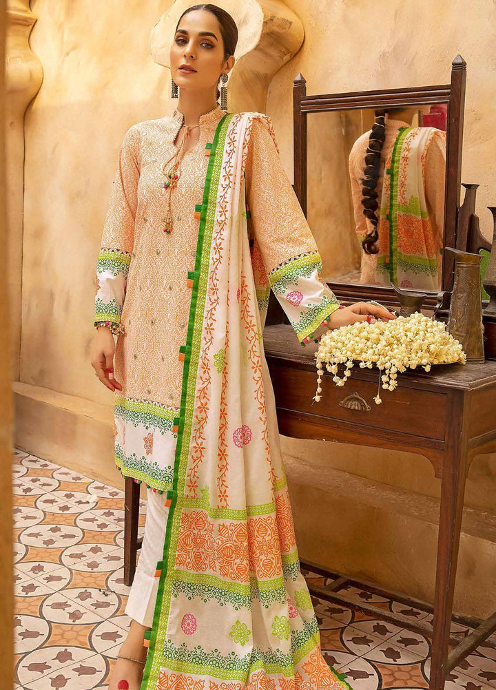 Gul Ahmed Embroidered  Suits Unstitched 3 Piece GA22CM CBE-22008 - Festive Collection