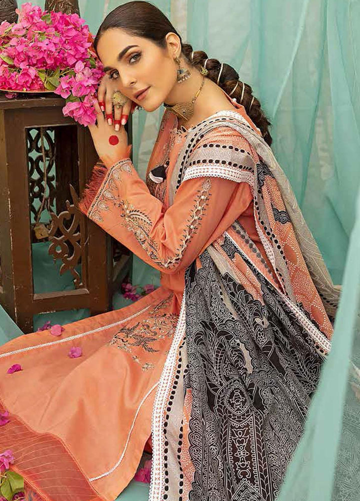 Gul Ahmed Embroidered  Suits Unstitched 3 Piece GA22CM CBE-22009 - Festive Collection
