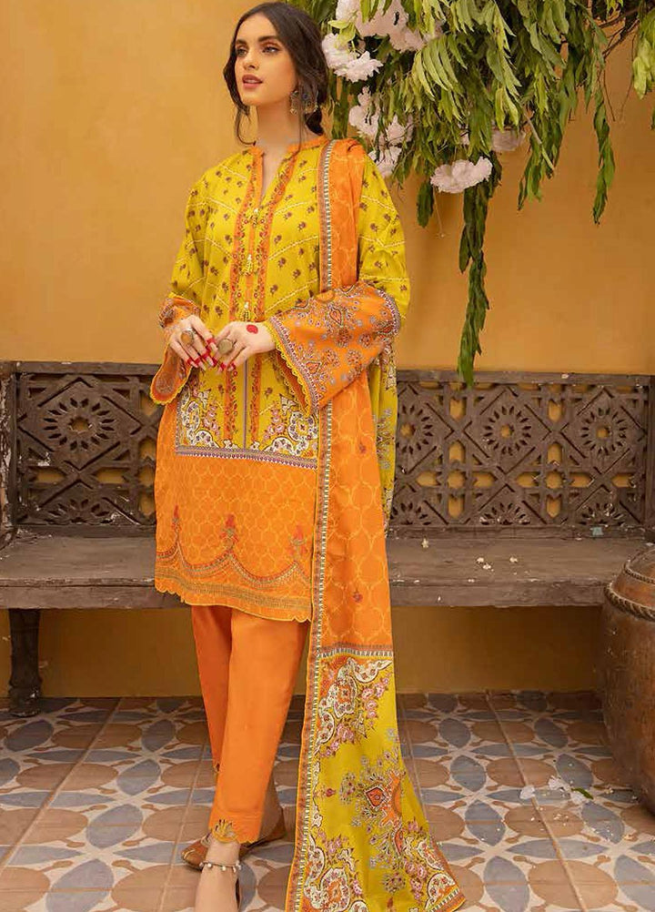 Gul Ahmed Embroidered  Suits Unstitched 3 Piece GA22CM CBE-22011 - Festive Collection