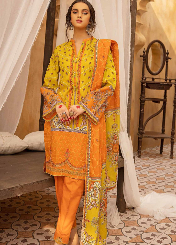 Gul Ahmed Embroidered  Suits Unstitched 3 Piece GA22CM CBE-22011 - Festive Collection