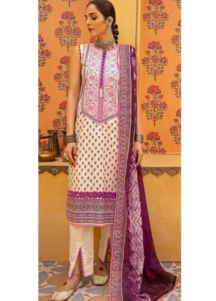 Gul Ahmed Embroidered  Suits Unstitched 3 Piece GA22CM CBE-22014 - Festive Collection