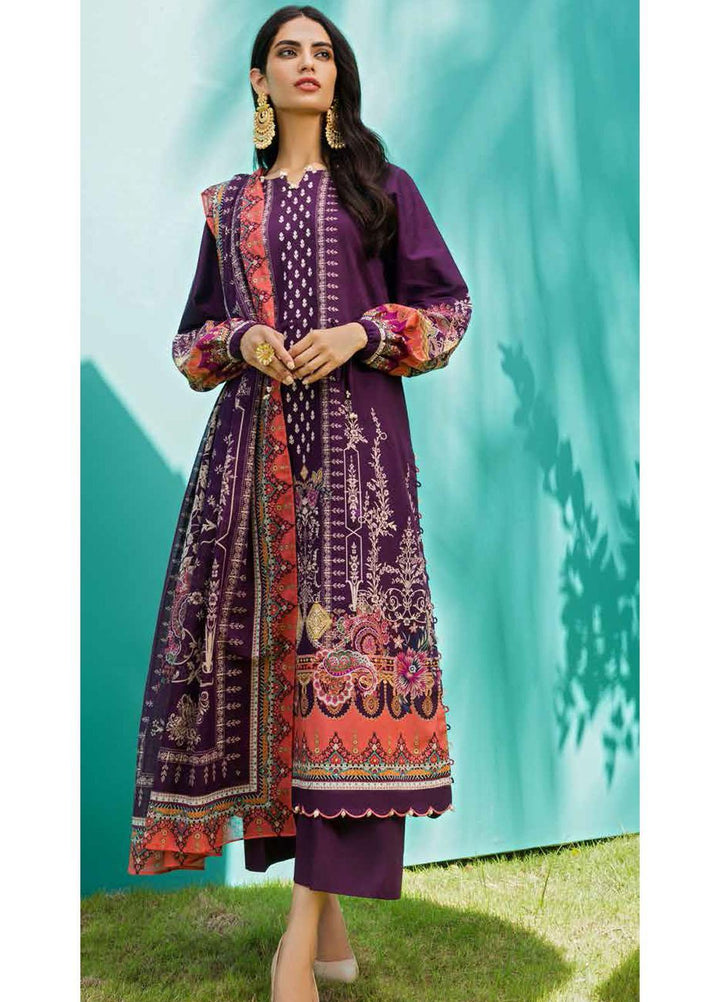 Gul Ahmed Embroidered  Suits Unstitched 3 Piece GA22CM CBE-22021 - Festive Collection