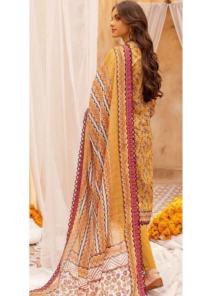Gul Ahmed Printed  Suits Unstitched 3 Piece GA22CM CBN-22001 - Festive Collection