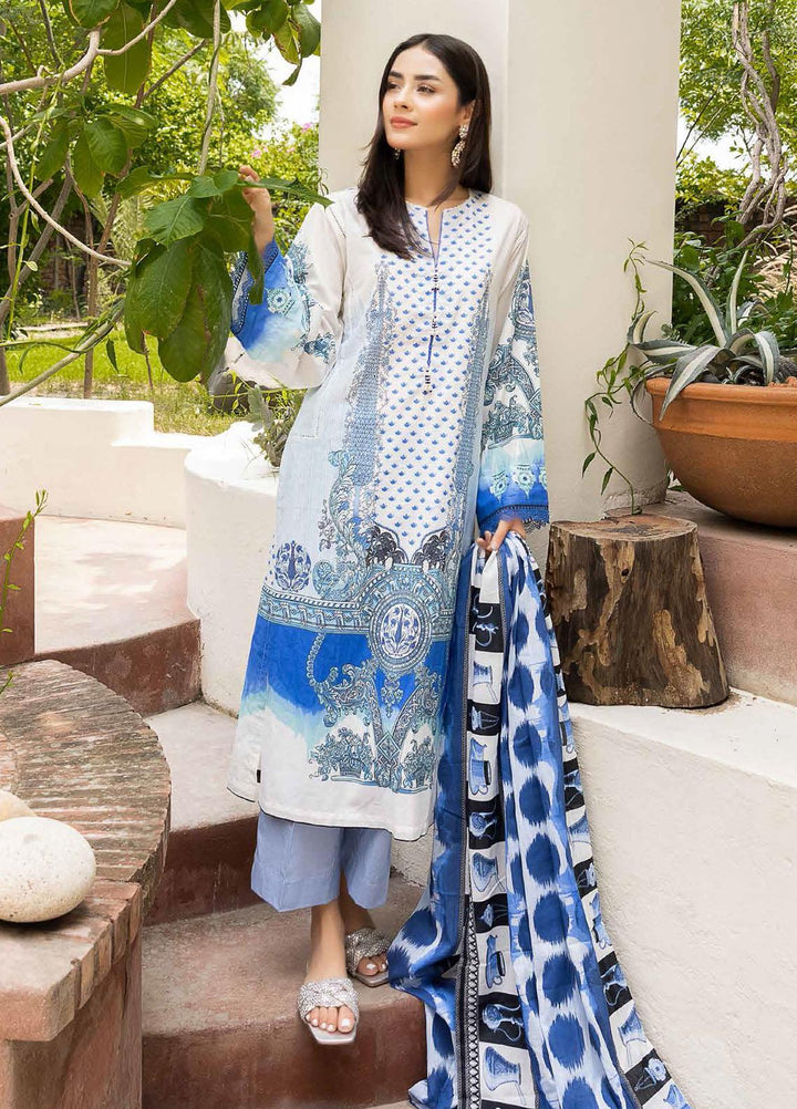Gul Ahmed Printed  Suits Unstitched 3 Piece GA22CM CBN-22003 - Festive Collection