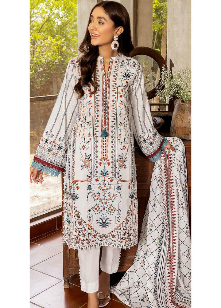 Gul Ahmed Printed  Suits Unstitched 3 Piece GA22CM CBN-22012 - Festive Collection