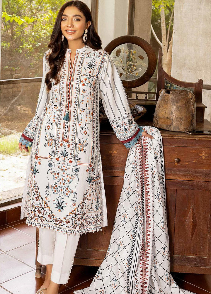 Gul Ahmed Printed  Suits Unstitched 3 Piece GA22CM CBN-22012 - Festive Collection