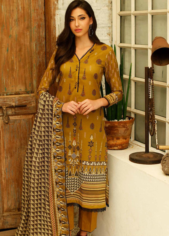 Gul Ahmed Printed  Suits Unstitched 3 Piece GA22CM CBN-22021 - Festive Collection