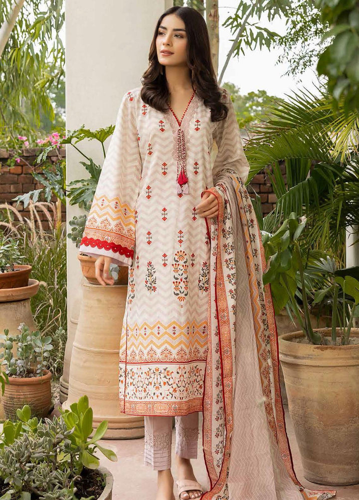 Gul Ahmed Printed  Suits Unstitched 3 Piece GA22CM CBN-22025 - Festive Collection