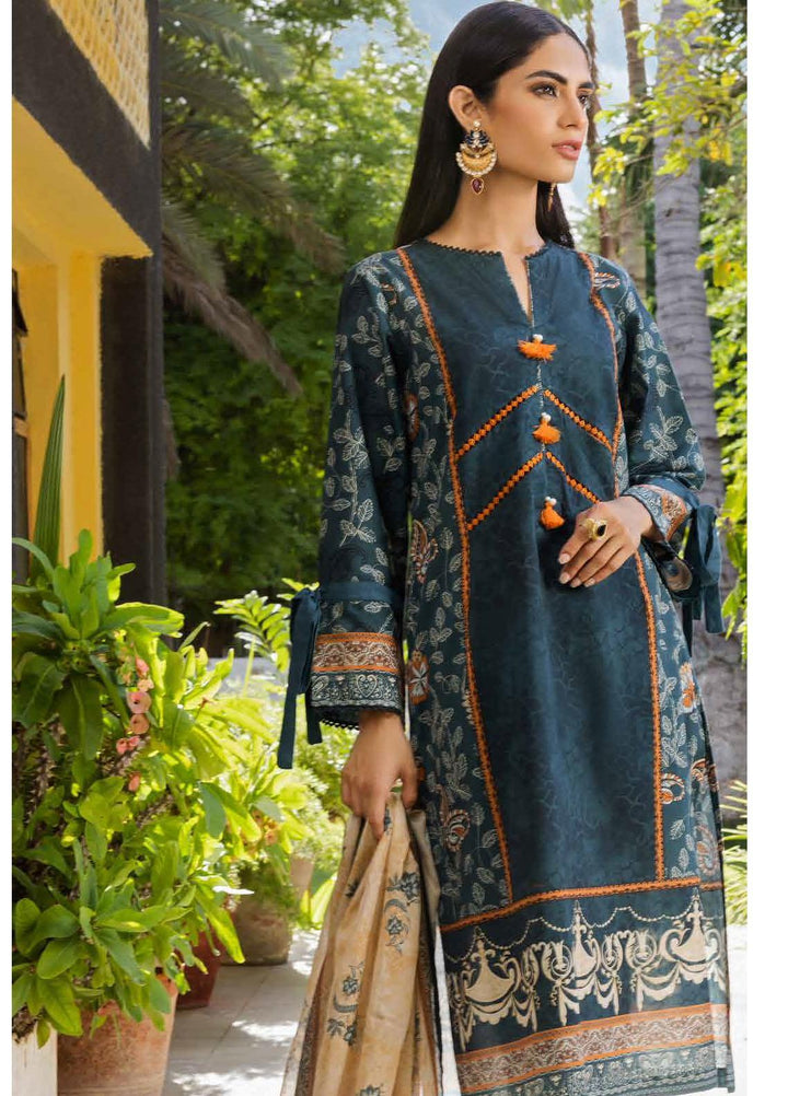 Gul Ahmed Printed  Suits Unstitched 3 Piece GA22CM CBN-22030 - Festive Collection