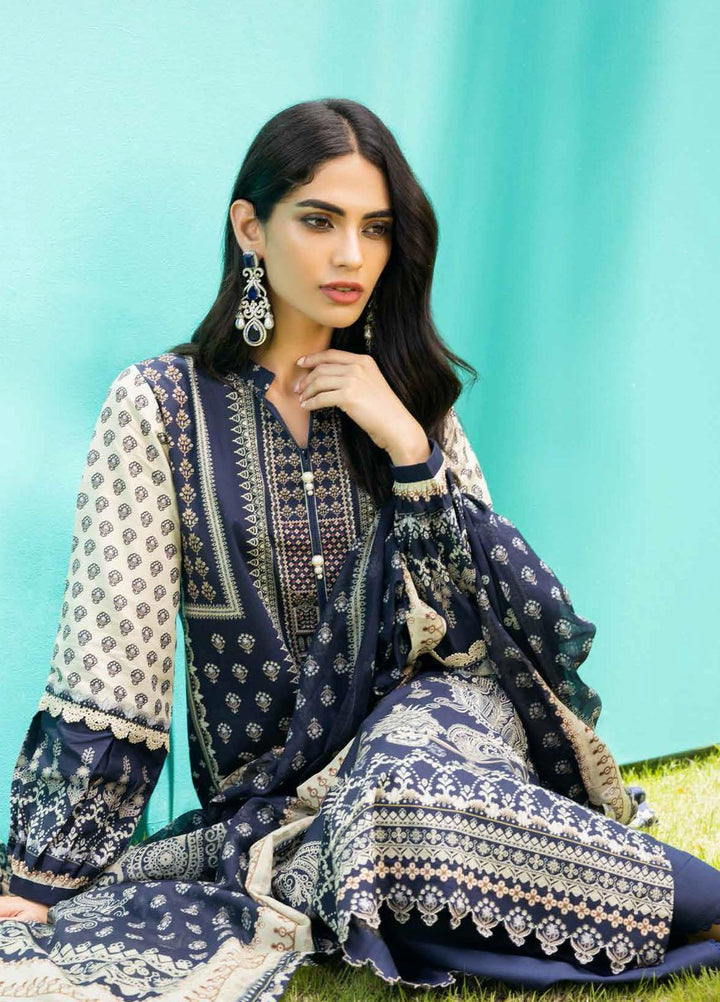 Gul Ahmed Printed  Suits Unstitched 3 Piece GA22CM CBN-22031 - Festive Collection