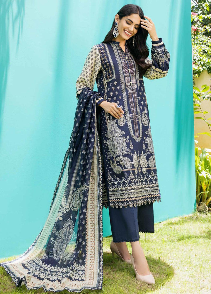 Gul Ahmed Printed  Suits Unstitched 3 Piece GA22CM CBN-22031 - Festive Collection