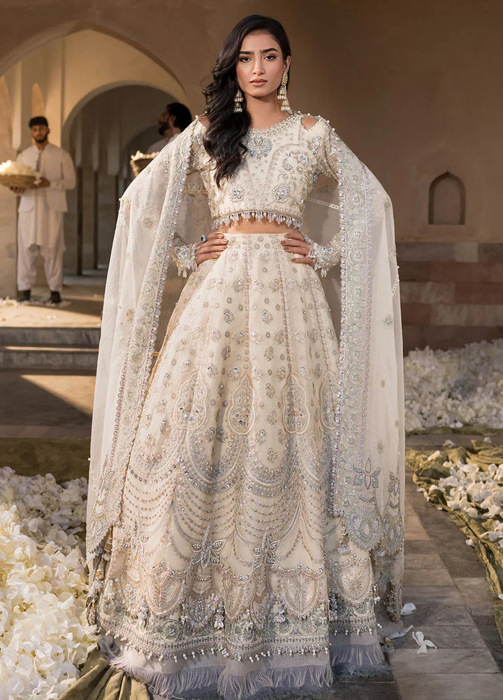 Celebrations by Elaf Embroidered Organza Suit Unstitched 4 Piece Suit EF24CF EFH-05 Parizaad - Formal Collection