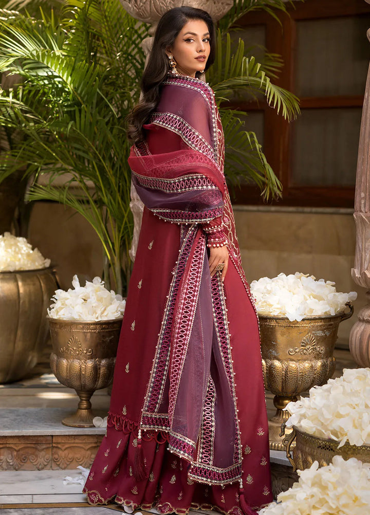 Celebrations by Elaf Embroidered Organza Suit Unstitched 4 Piece Suit EF24CF EFH-06 Ghazal - Formal Collection