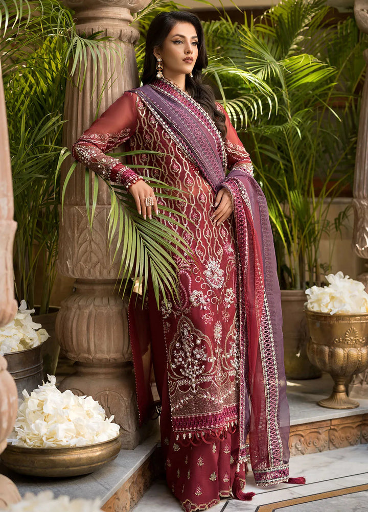 Celebrations by Elaf Embroidered Organza Suit Unstitched 4 Piece Suit EF24CF EFH-06 Ghazal - Formal Collection