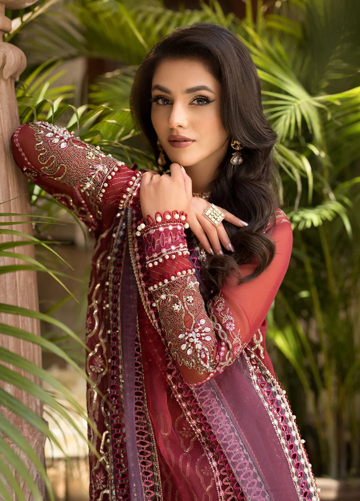 Celebrations by Elaf Embroidered Organza Suit Unstitched 4 Piece Suit EF24CF EFH-06 Ghazal - Formal Collection