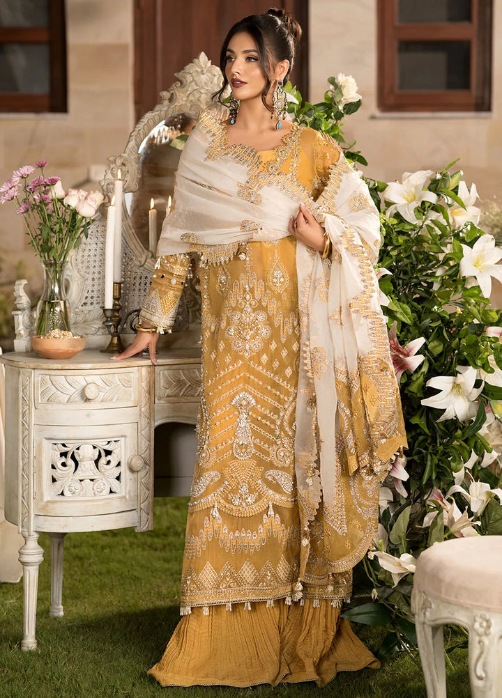Celebrations by Elaf Embroidered Organza Suit Unstitched 4 Piece Suit EF24CF EFH-07 Sahar - Formal Collection