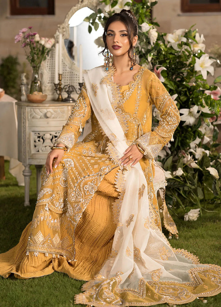 Celebrations by Elaf Embroidered Organza Suit Unstitched 4 Piece Suit EF24CF EFH-07 Sahar - Formal Collection