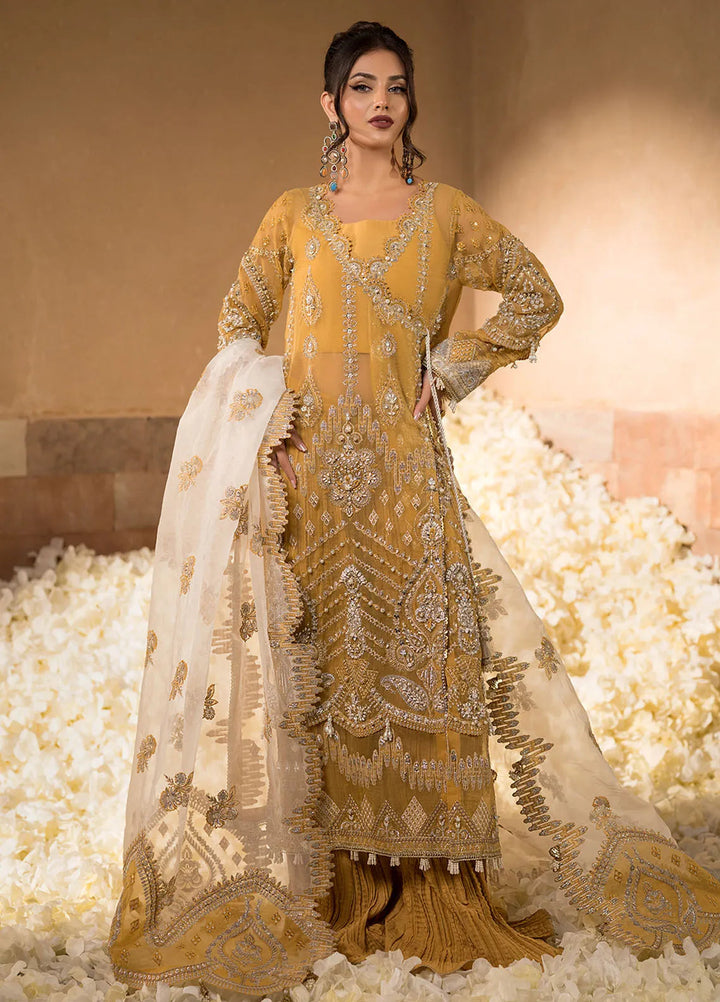 Celebrations by Elaf Embroidered Organza Suit Unstitched 4 Piece Suit EF24CF EFH-07 Sahar - Formal Collection