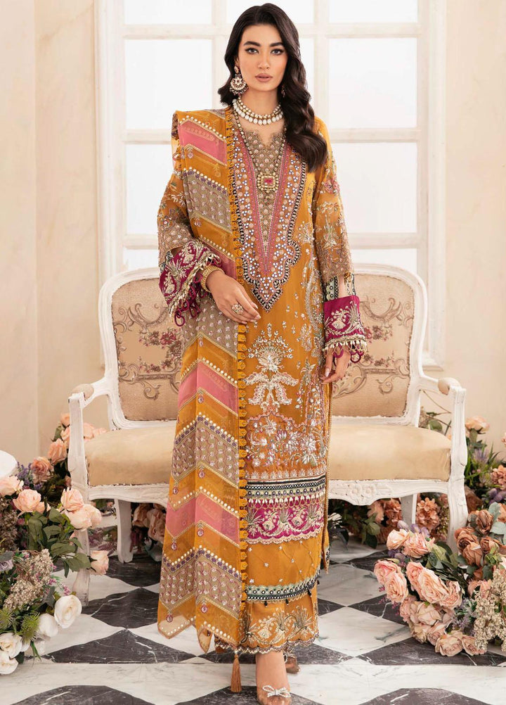Celebrations By Elaf Embroidered  Suits Unstitched 3 Piece EF23C ECH-01 Kiara - Luxury Collection