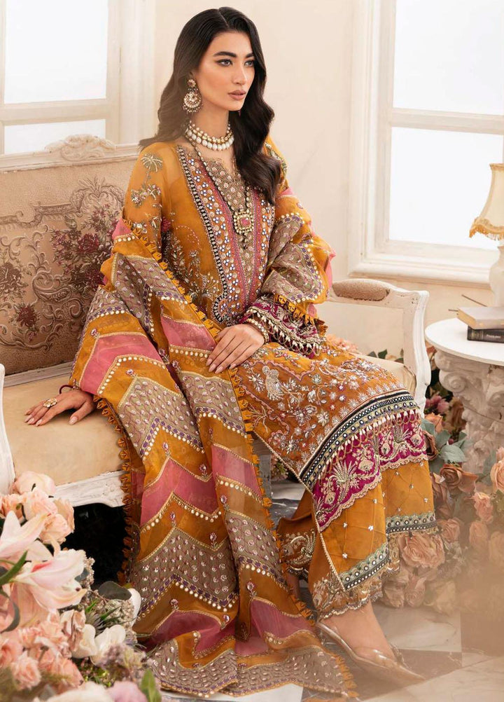 Celebrations By Elaf Embroidered  Suits Unstitched 3 Piece EF23C ECH-01 Kiara - Luxury Collection