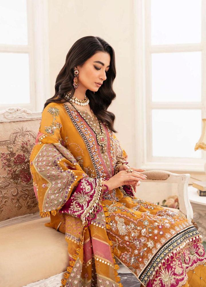 Celebrations By Elaf Embroidered  Suits Unstitched 3 Piece EF23C ECH-01 Kiara - Luxury Collection