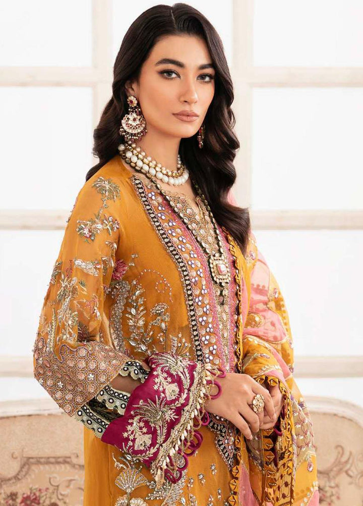 Celebrations By Elaf Embroidered  Suits Unstitched 3 Piece EF23C ECH-01 Kiara - Luxury Collection