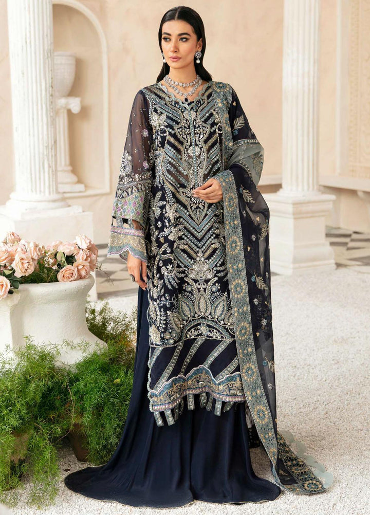 Celebrations By Elaf Embroidered  Suits Unstitched 3 Piece EF23C ECH-03 Ezra - Luxury Collection