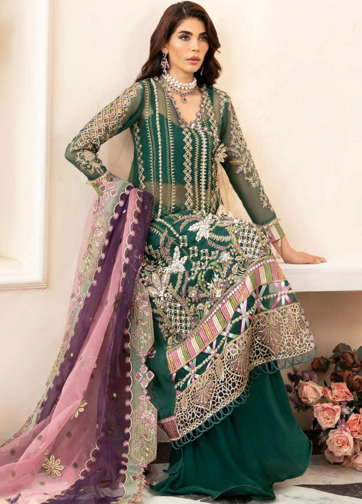 Celebrations By Elaf Embroidered  Suits Unstitched 3 Piece EF23C ECH-07 Ayzel - Luxury Collection
